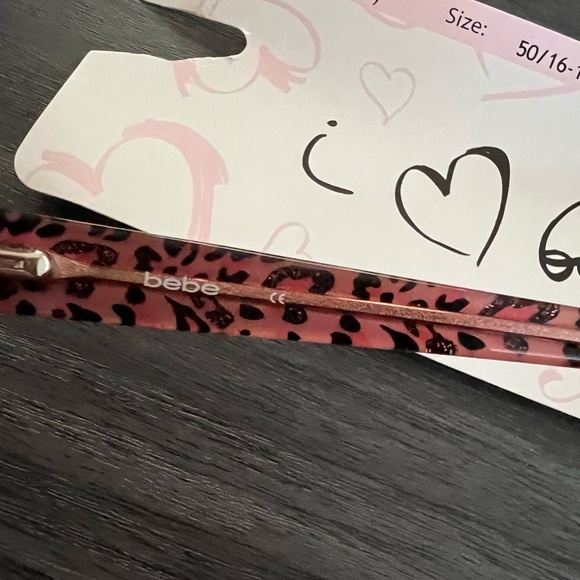 BeBe New Womans Petite Eyeglass Frame Model Funny Crystal 50/16 Petite - Picture 4 of 5